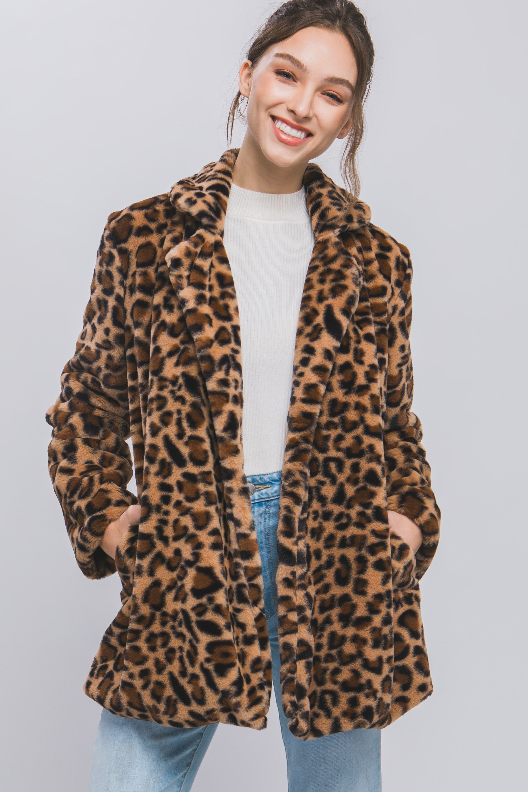 The Leopard Teddy Coat