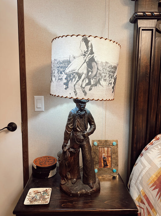 The Vintage Bronc Lampshade