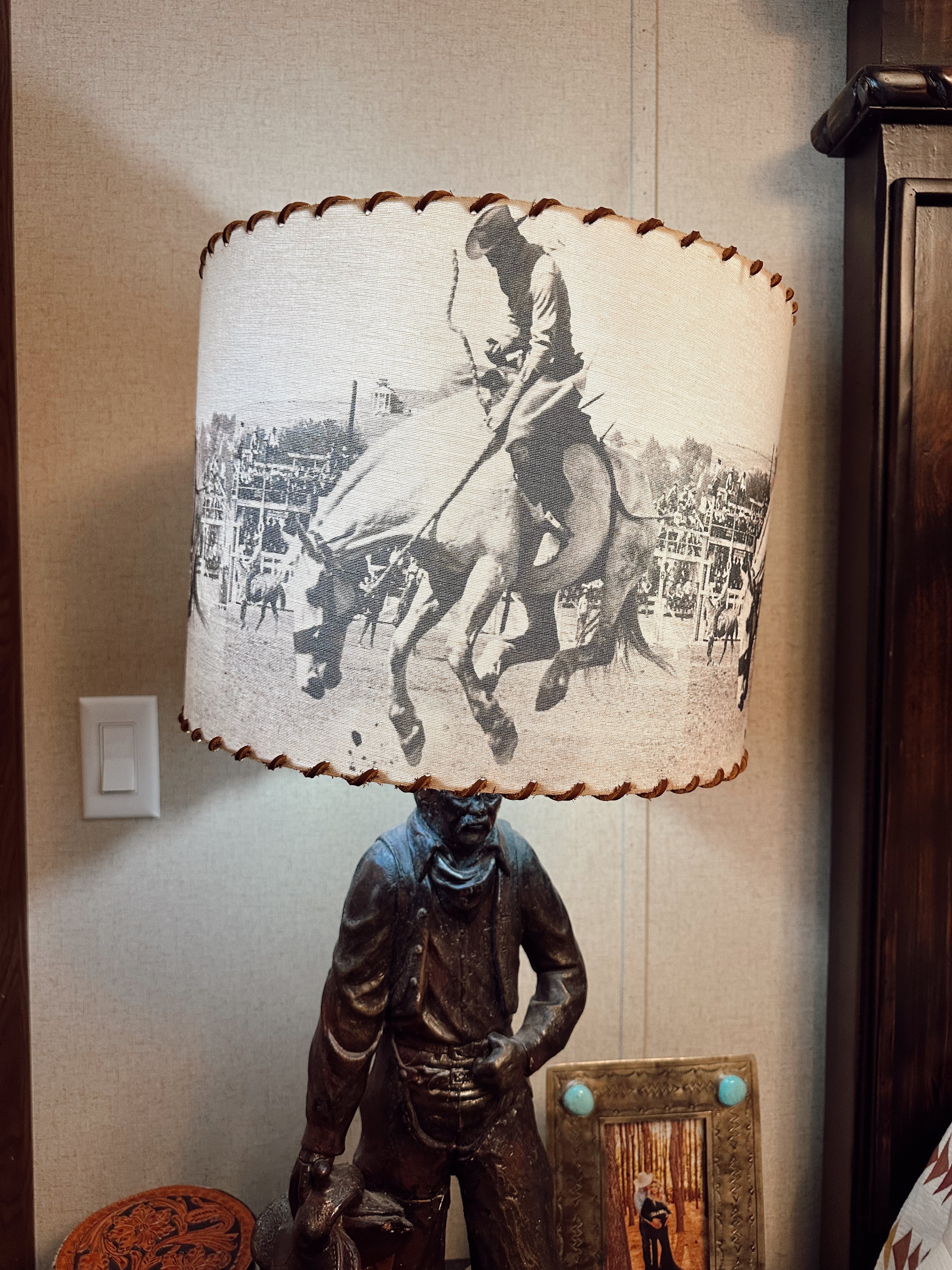 The Vintage Bronc Lampshade
