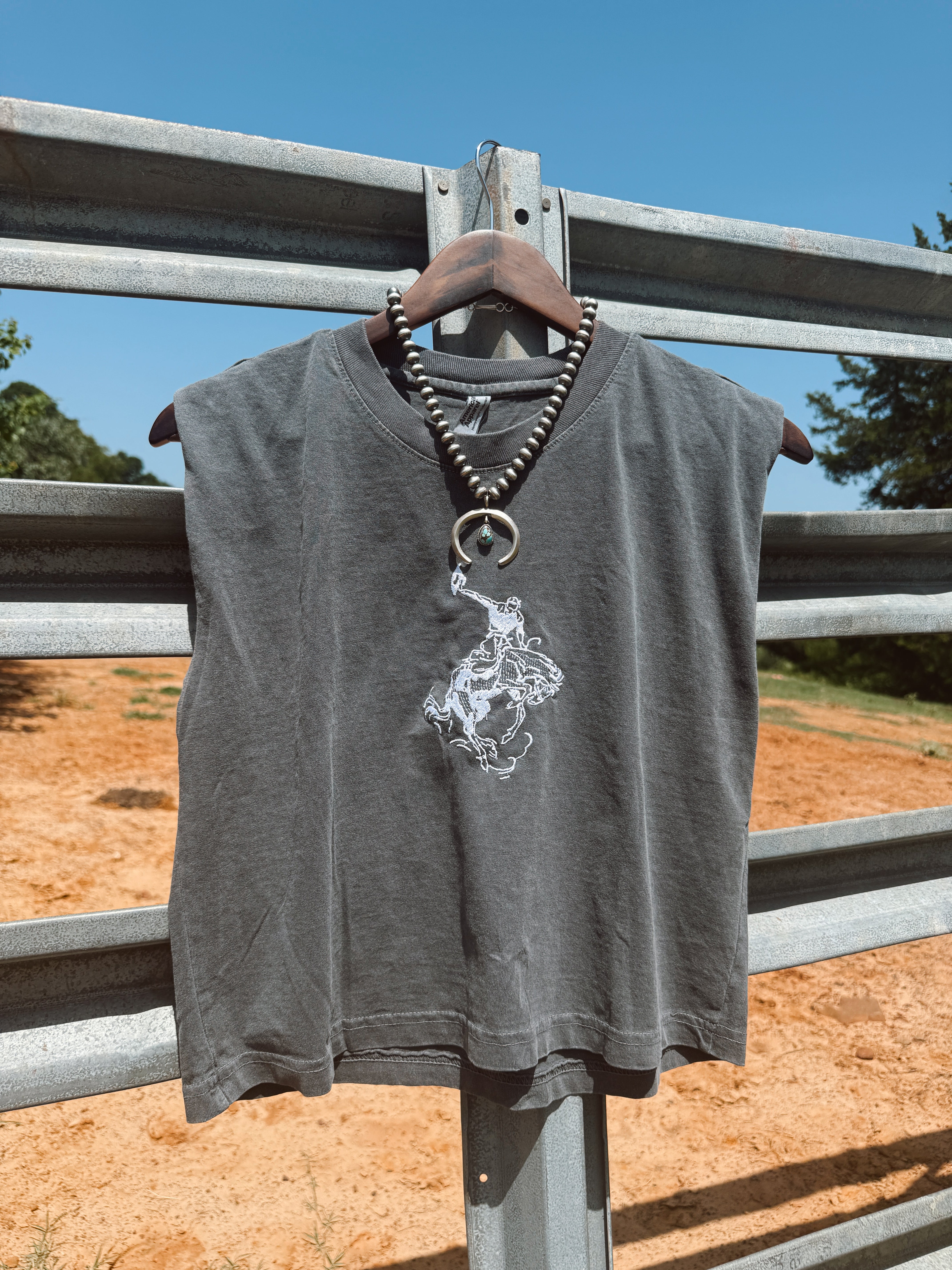 The Bronc Embroidered Tee