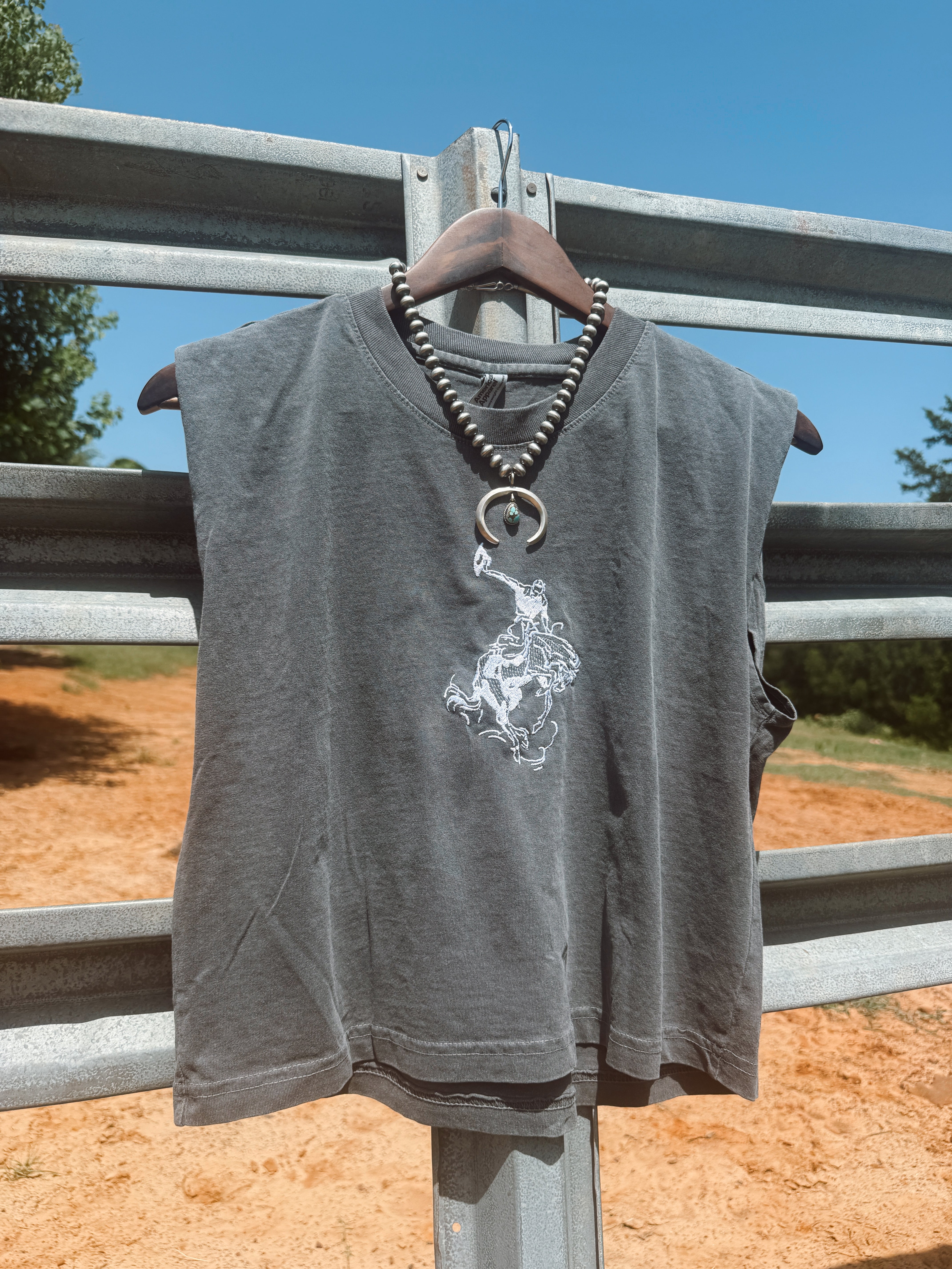 The Bronc Embroidered Tee