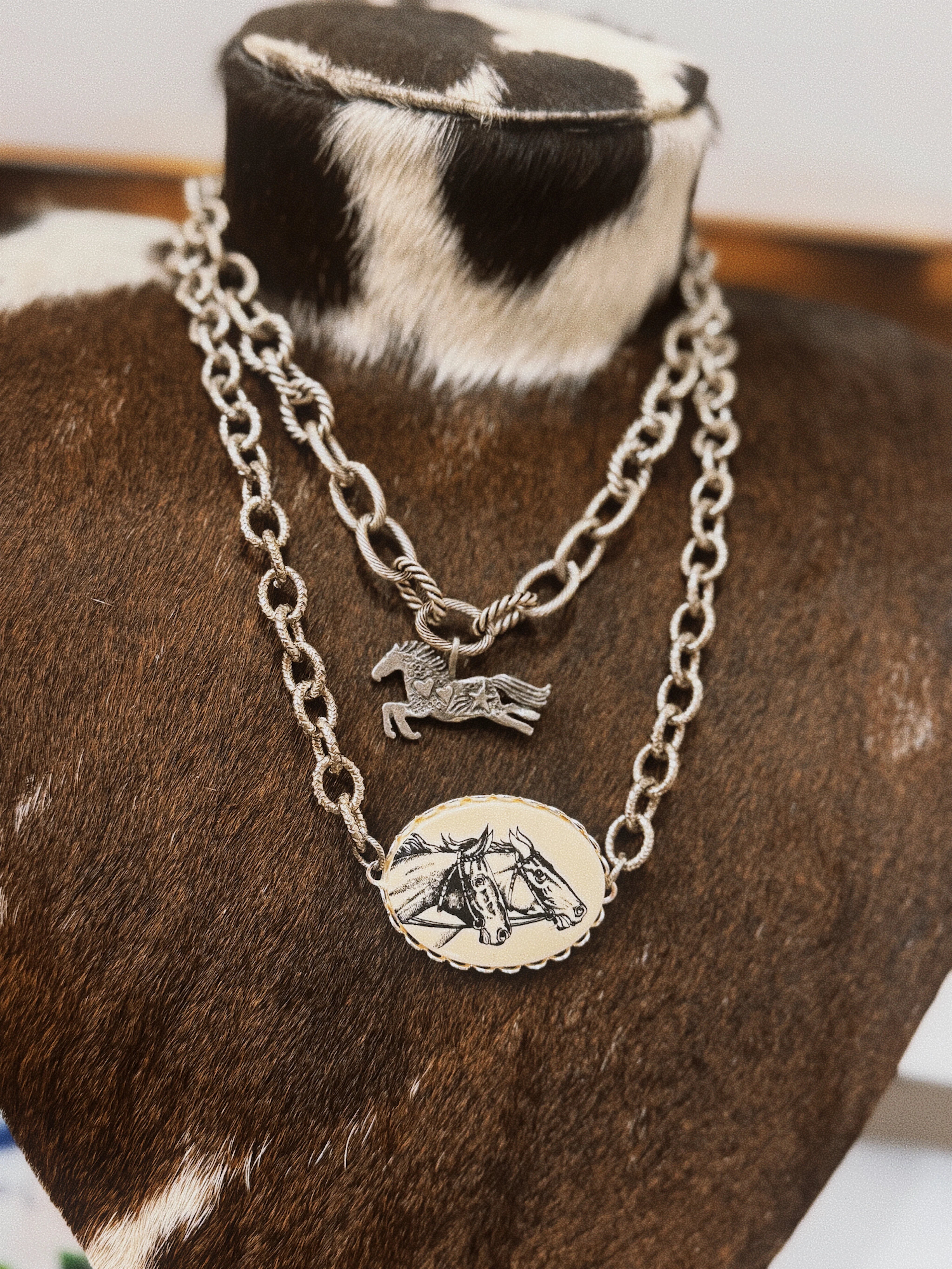 The Stardust Stallion Necklace
