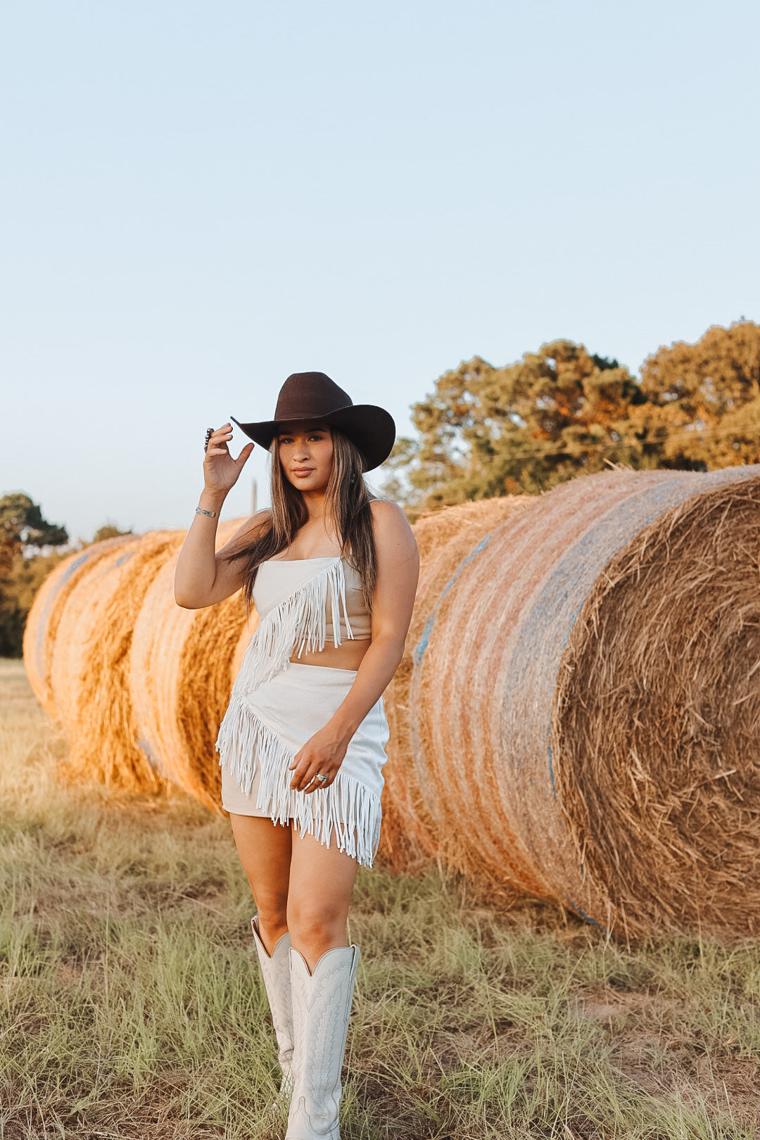 Fringe skirt country hotsell