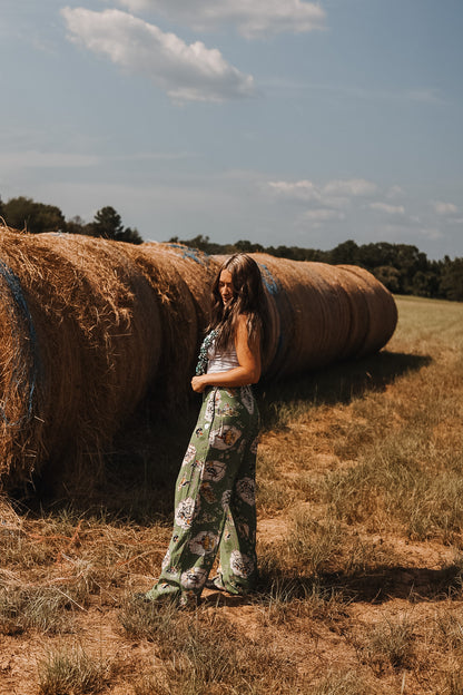 The Vintage Western Print Pants