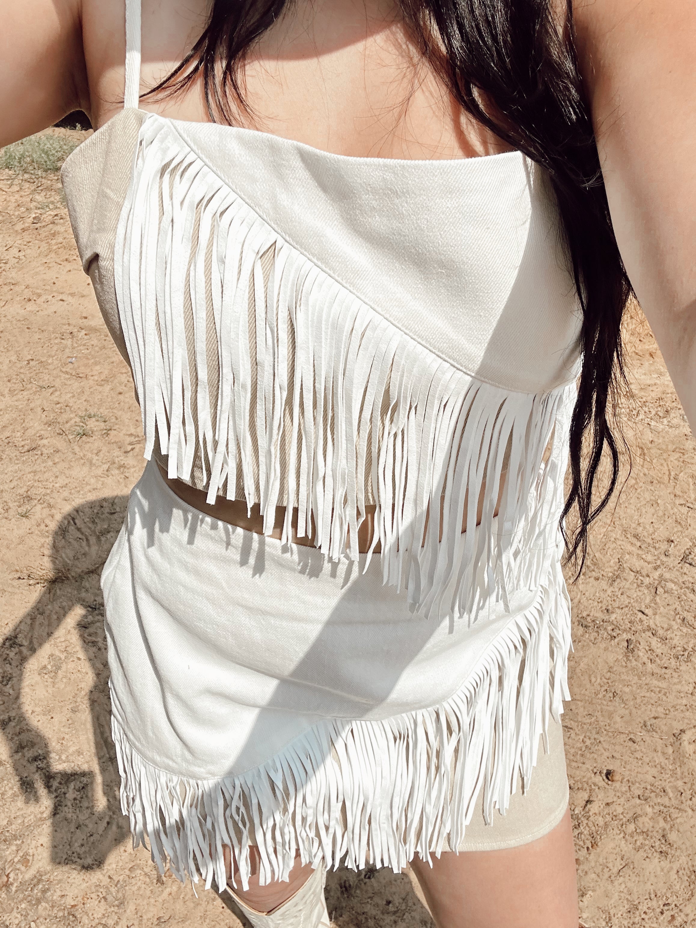 The Annie Fringe Skirt