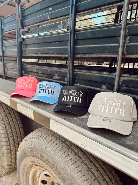 The Cowboy Stitch Trucker Cap