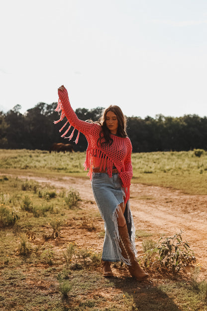 The Retro Denim Skirt