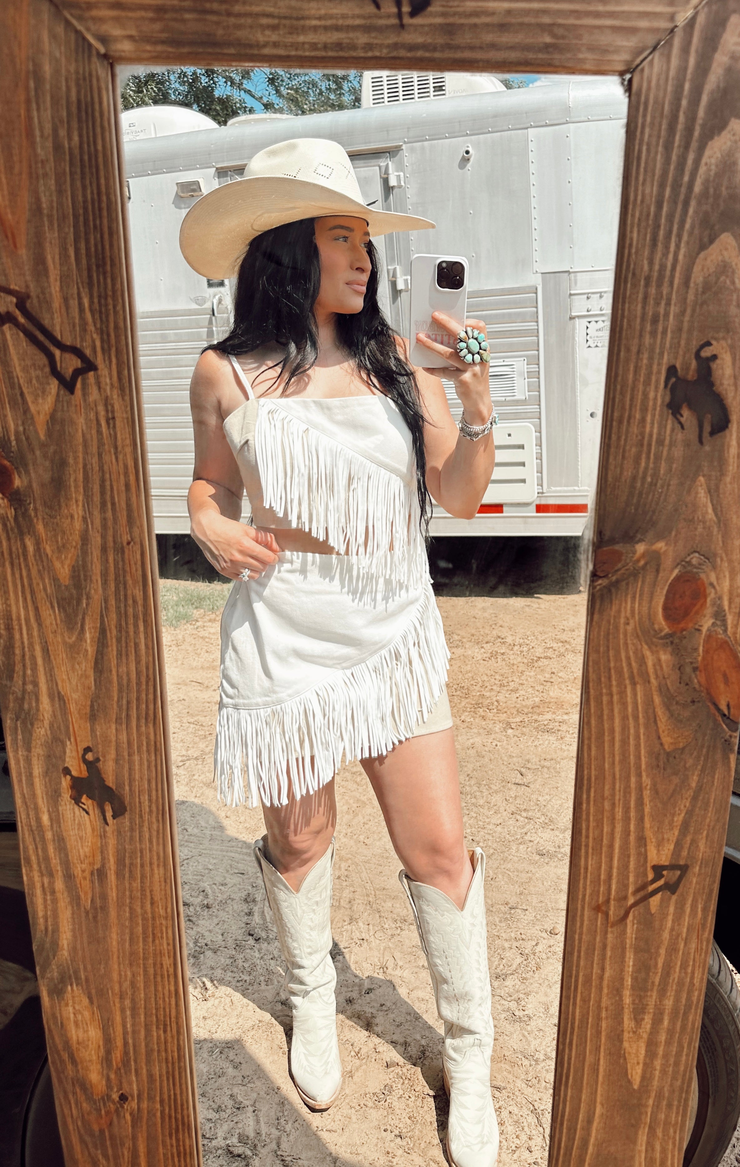 The Annie Fringe Skirt