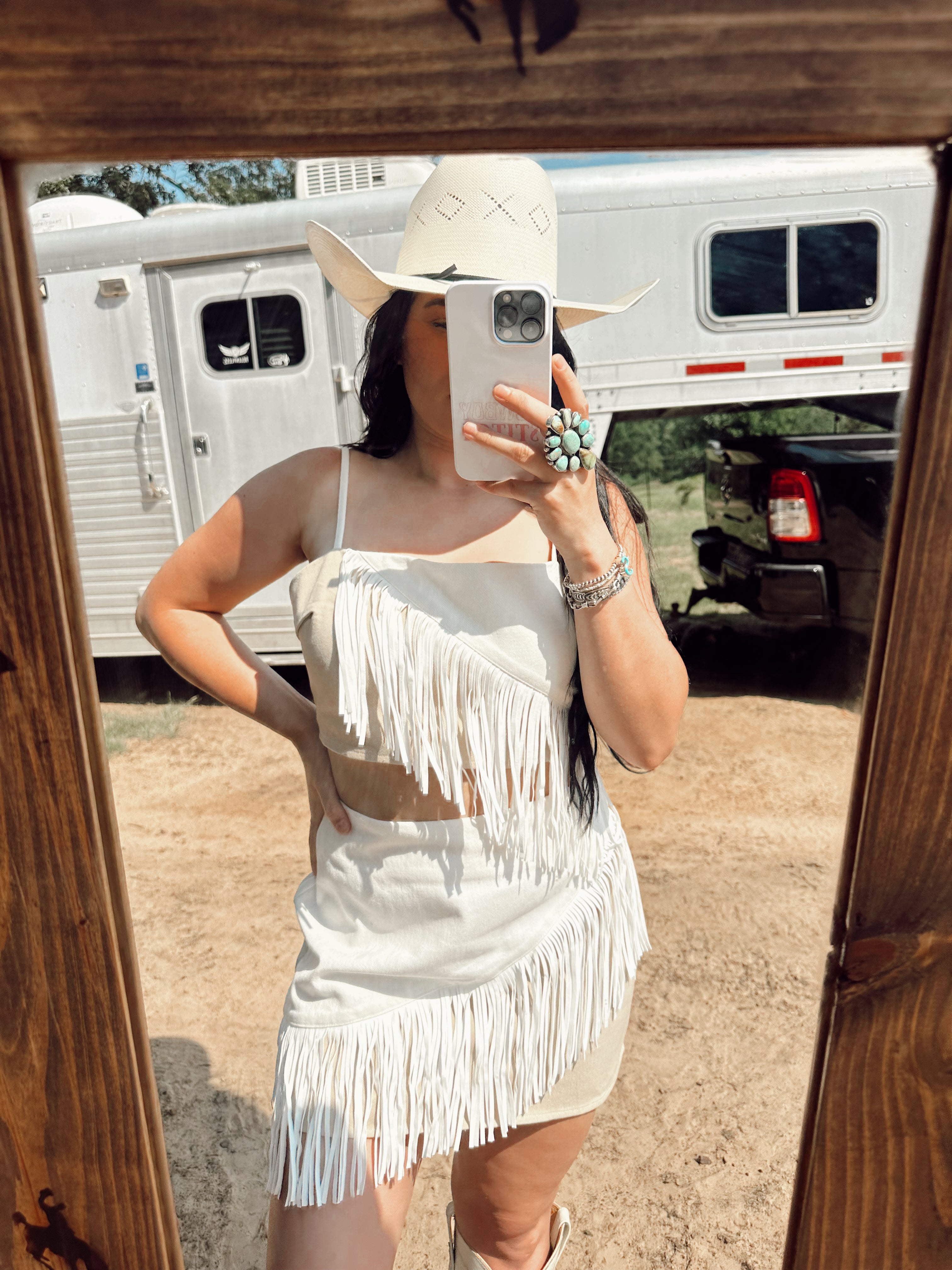 The Annie Fringe Skirt