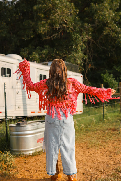 The Retro Denim Skirt