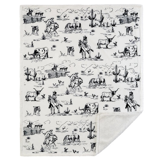 The Ranch Life Throw Blanket