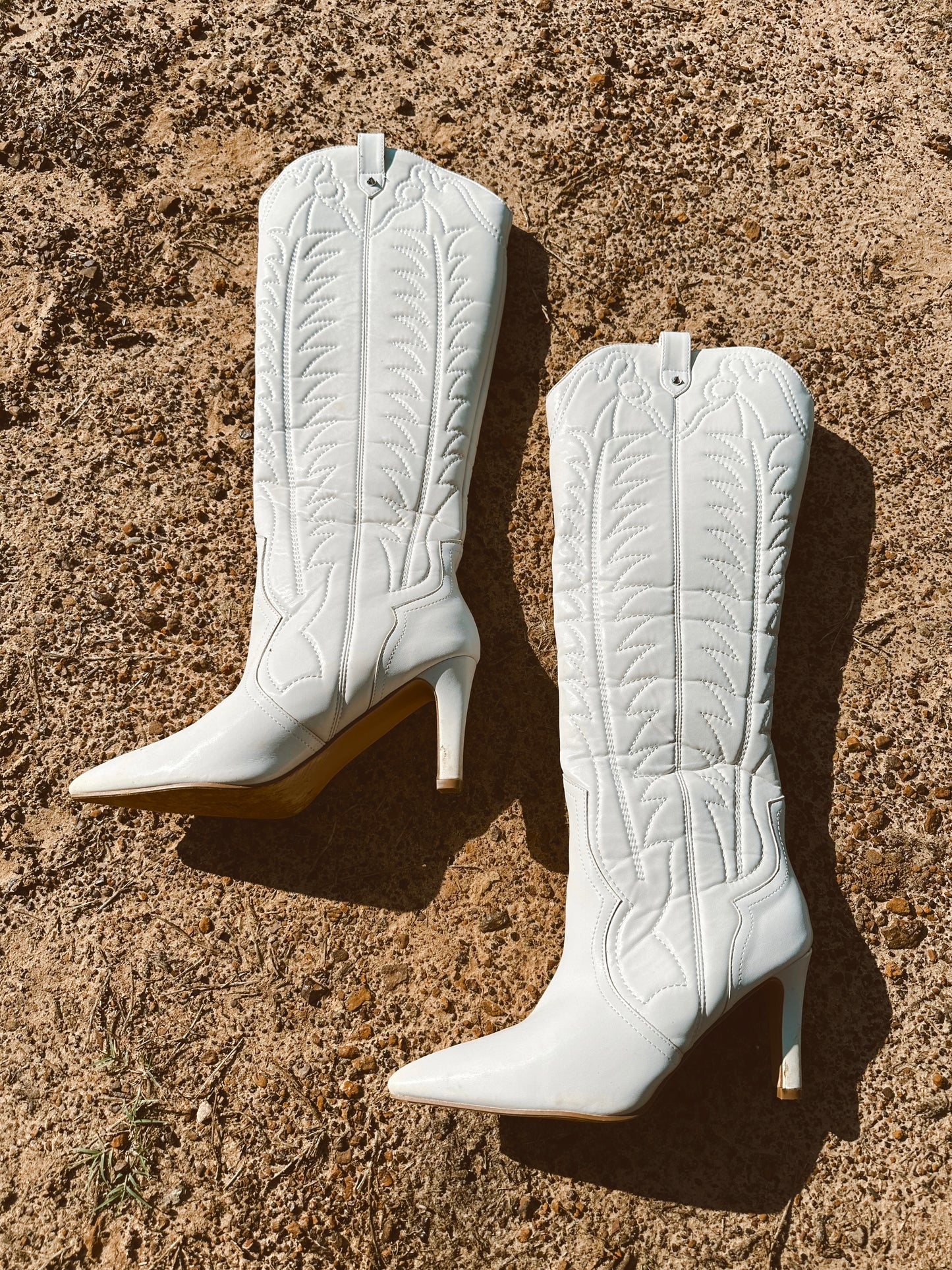 The High Call Boots in Cream