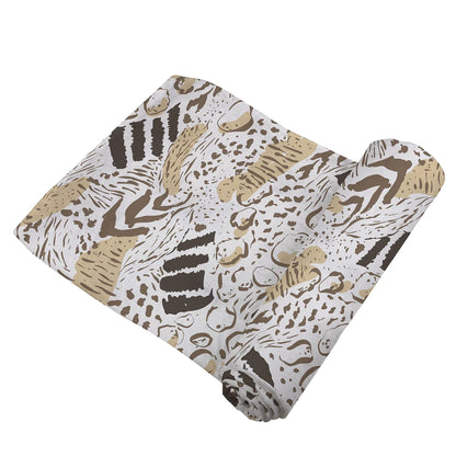 The Bamboo Animal Print Swaddle