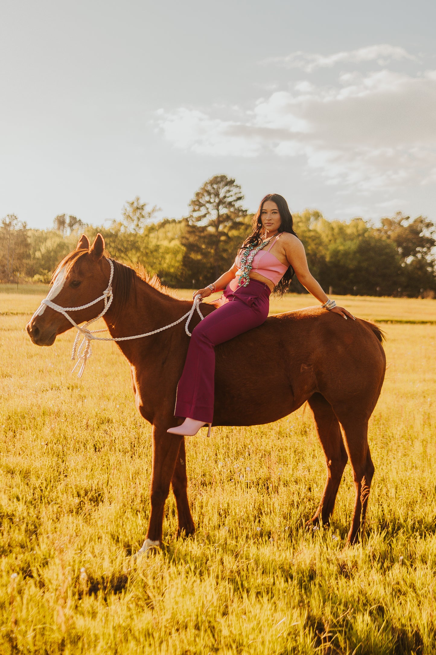 The Pink Rhinestone Top