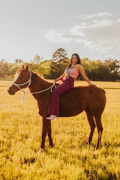 The Pink Rhinestone Top