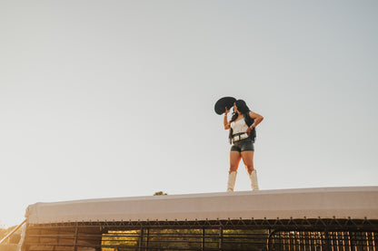 The Get Western Leather Shorts