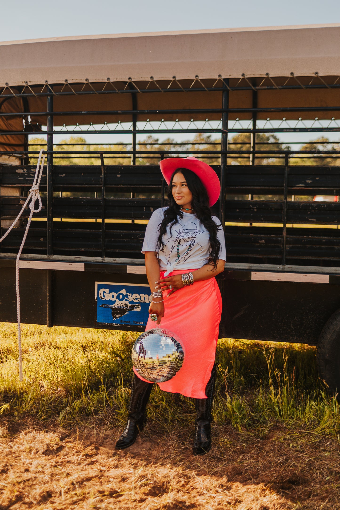 The Satin Midi Skirt