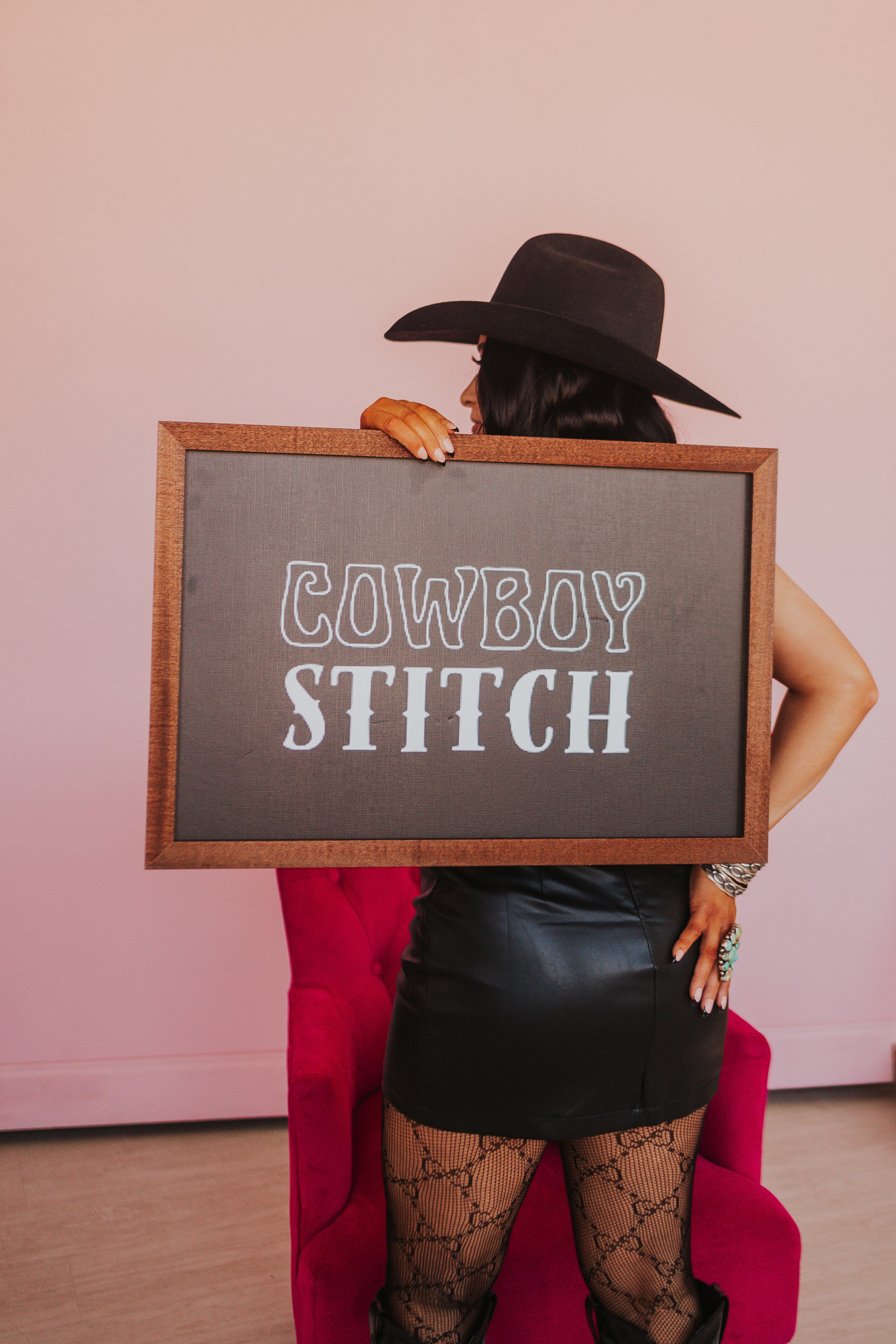 The Black Leather Dress - best seller