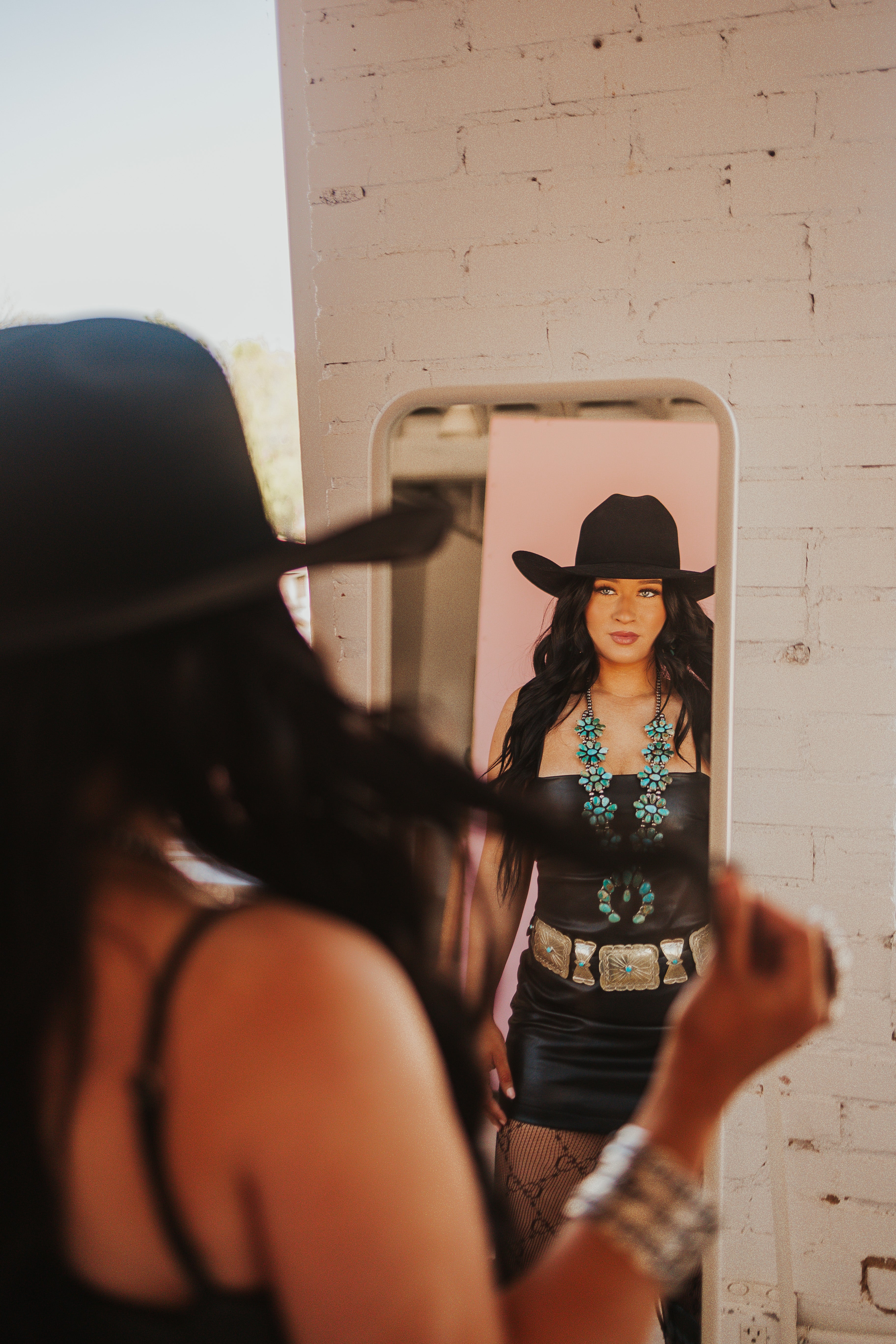 The Black Leather Dress - best seller